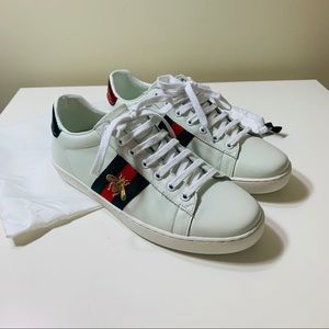 Gucci Ace Sneakers Bee Embroidery